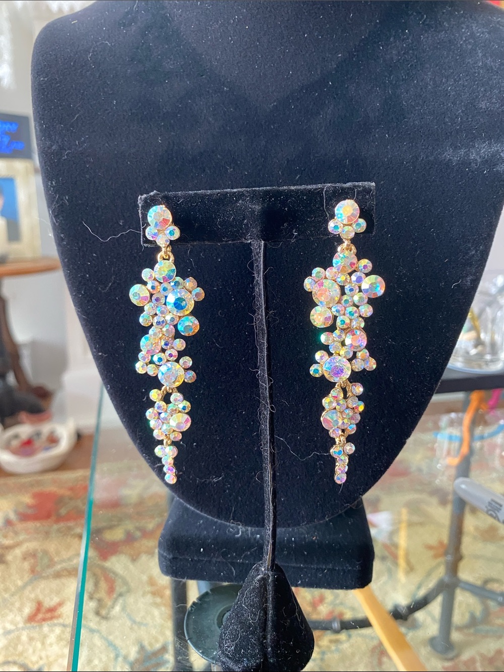 Sparkling Aurora Crystal Drop Earrings - Women Jewelry